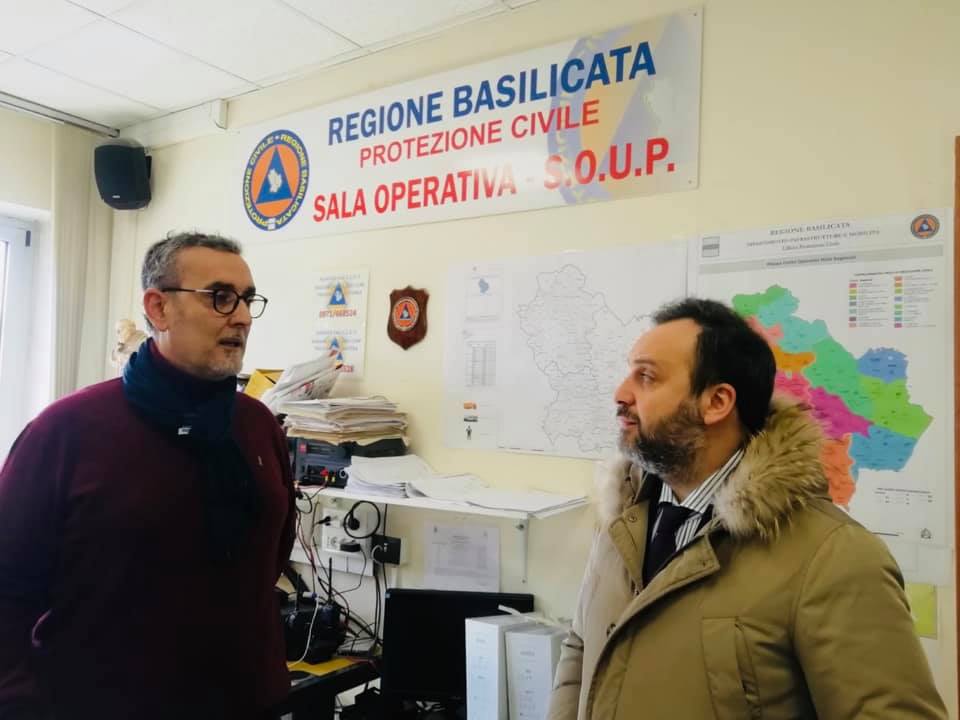 #Coronavirus #Basilicata. Visita alla Protezione civile